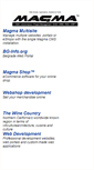 Mobile Screenshot of magmaframework.com
